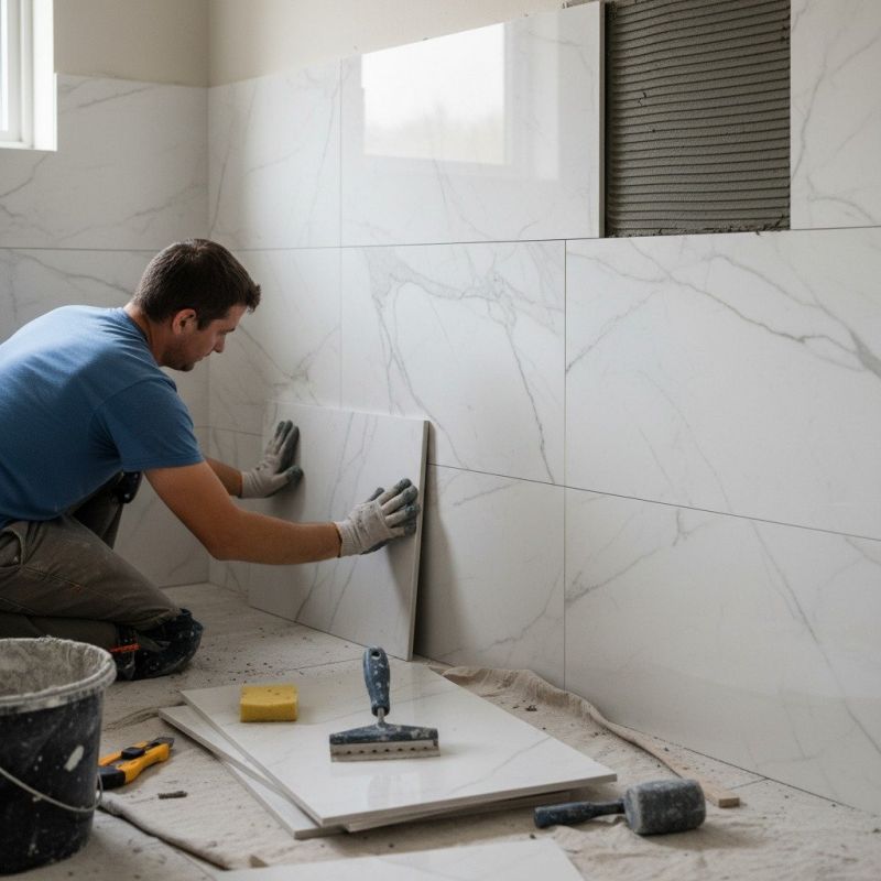 Marble Tile Repair detail